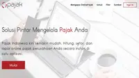 Situs OnlinePajak. Foto: OnlinePajak