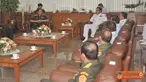Citizen6,Jakarta:Panglima TNI Laksamana TNI Agus Suhartono, S.E, menerima kunjungan Panglima Angkatan Bersenjata Laos, MG. Sanyahak Phomvihane dan Panglima Angkatan Bersenjata Vietnam LTG Do Ba Ty, di Mabes TNI Cilangkap, Jakarta Timur, Rabu (30/3).(BBB)