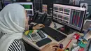 Data RTI juga mencatat ada 382 saham mengalami penguatan, 212 saham melemah dan 197 saham stagnan. (Liputan6.com/Angga Yuniar)