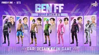 Bundle kolaborasi Free Fire dan BTS. (Ist)