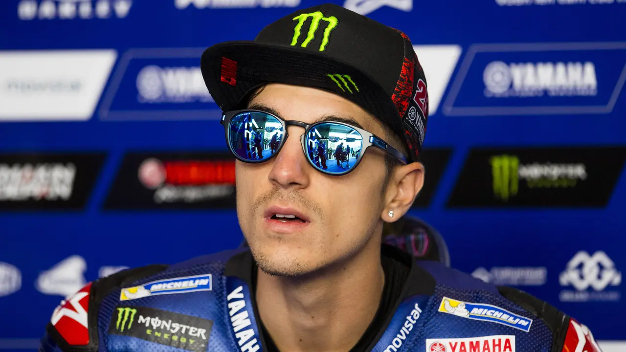 Maverick Vinales siap bangkit di MotoGP Austria. (AFP/Robert Michael) 