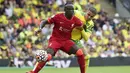 Pada laga ini Liverpool tampil dominan dalam pertunjukan pertama mereka di musim baru. The Reds mampu menunjukkan permainannya sebagai tim papan atas. (Foto: AP/Rui Vieira)