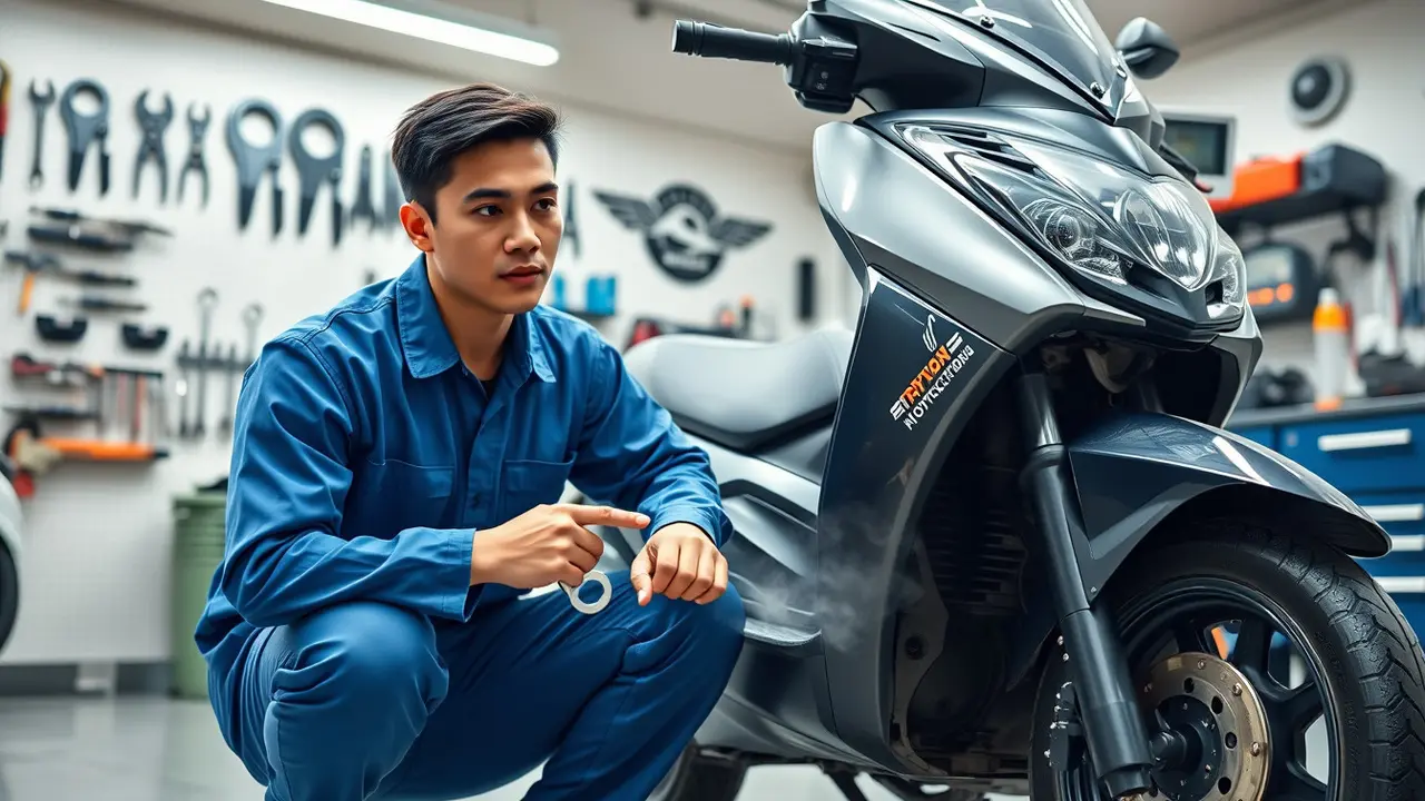 cara menghaluskan suara mesin motor matic