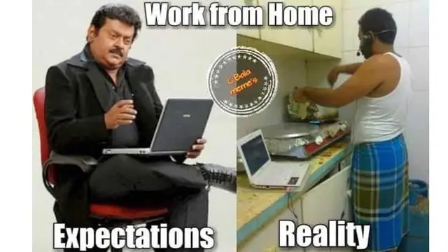 6 Meme 'Work From Home' Ini Bikin Senyum Sendiri
