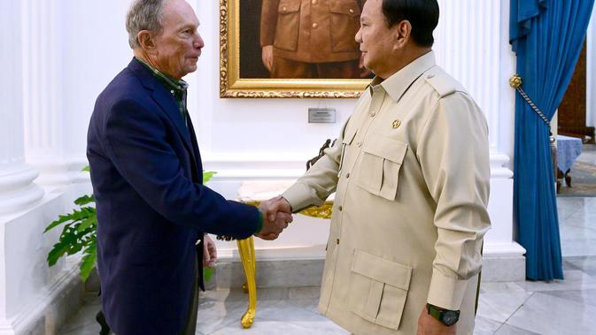 Momen Prabowo dan Michael Bloomberg Bahas Penguatan SDM, Kesehatan Publik, hingga Konservasi Laut