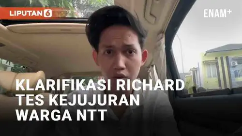VIDEO: Richard Theodore Klarifikasi Video Tes Kejujuran Warga NTT