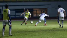 Persib sesi latihan. (Bola.com/Muhammad Ginanjar)