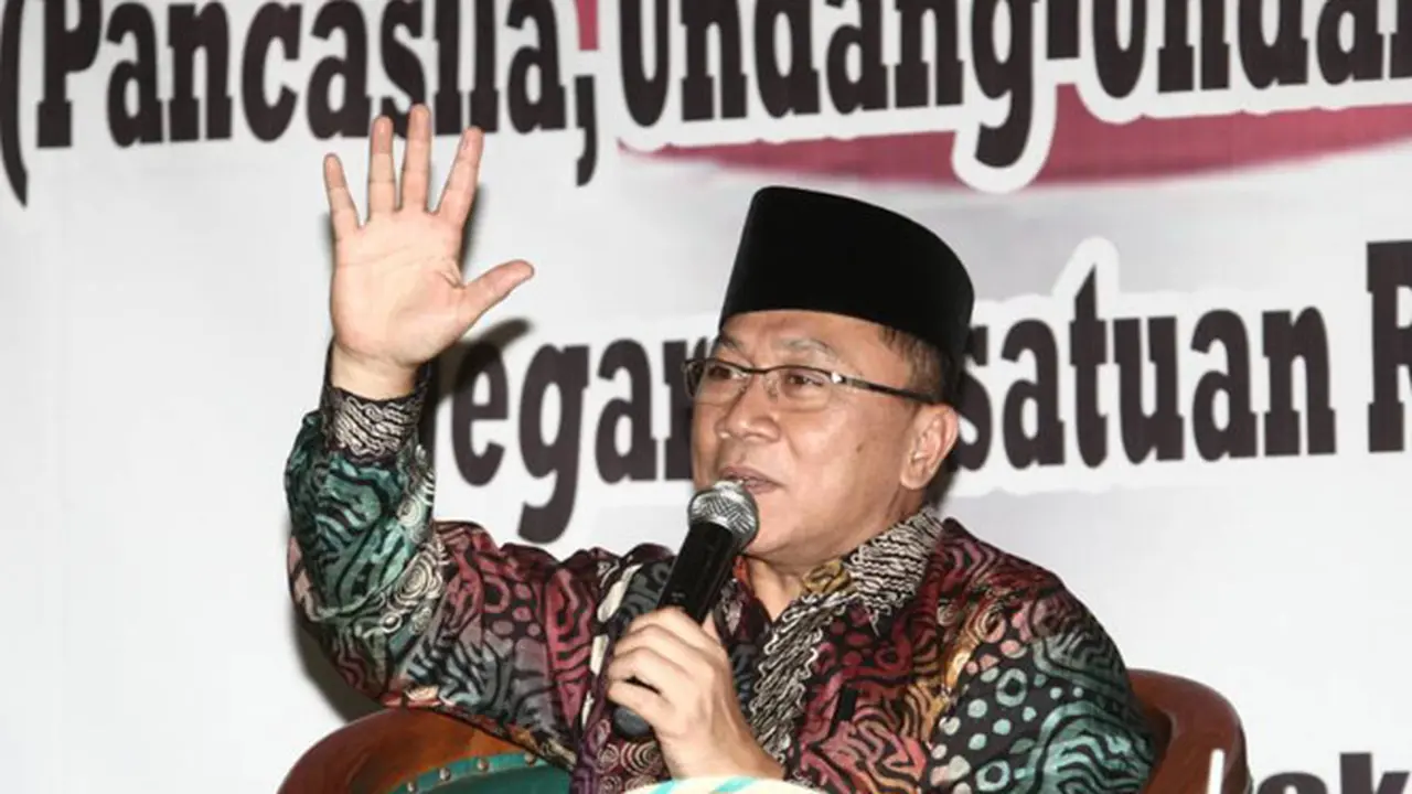 Pidato Kunci Ketua MPR menegaskan agar tak ada lagi yang memisahkan Pancasila dan Agama dalam kehidupan sehari hari.