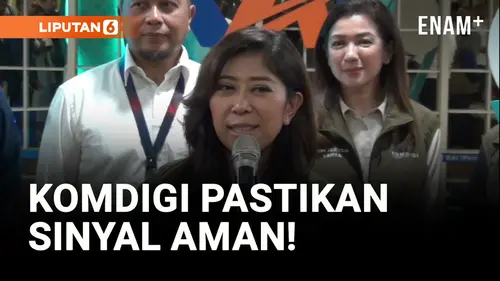  Meutya Hafid Sidak ke Stasiun Gambir, Pastikan Sinyal Aman saat Mudik Lebaran