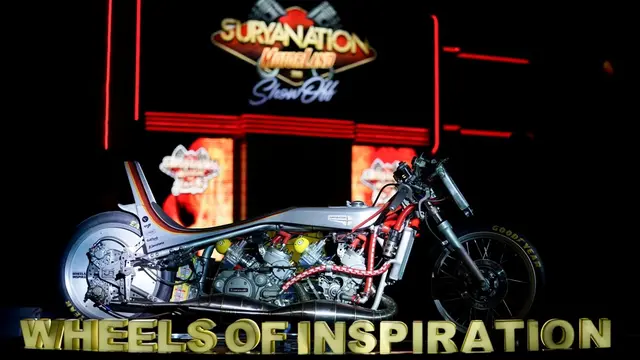 Suryanation Motorland Show Off 2019 juga menghadirkan sebuah motor yang dibuat melalui program Wheels of Inspiration