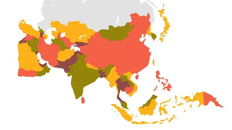 Ilustrasi benua Asia