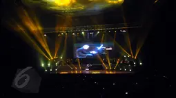 Suasana konser eksklusif pianis asal Prancis, Richard Clayderman di Balai Sarbini, Jakarta, (5/6/2015). Richard Clayderman membawakan 16 lagu termasuk You Raise Me Up yang pernah dipopulerkan oleh Josh Groban. (Liputan6.com/Panji Diksana)
