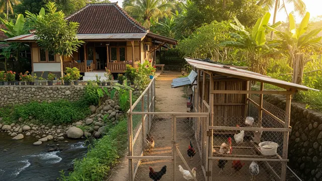 9 Ide Pekarangan Produktif untuk Rumah yang Berada Dekat Sungai, Sumber Pangan Mandiri