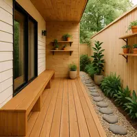 7 Model Teras Kayu Rumah Minimalis 2025, Estetik Natural Buat Hunian Nyaman (sumber:AI)