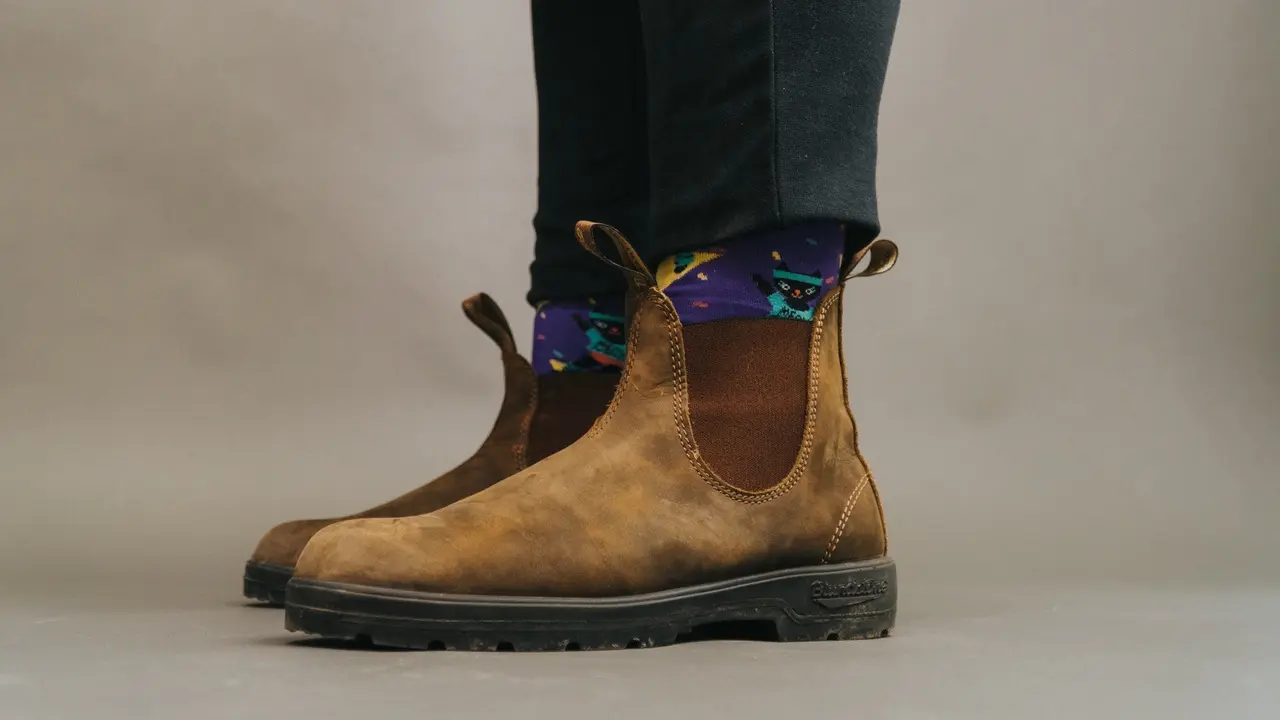 Ilustrasi sepatu suede