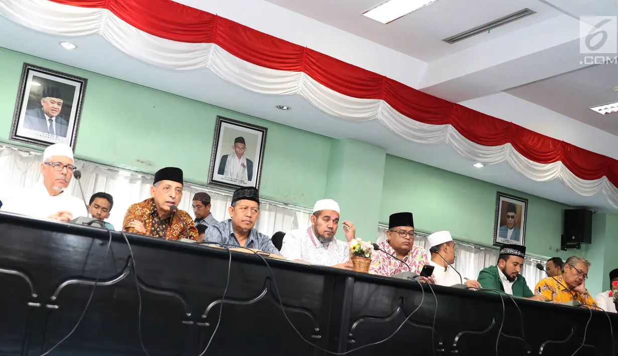 MUI menyatakan keprihatinan dan kekhawatiran akan ketegangan yang terjadi di Timur Tengah serta berharap konflik tersebut dapat segera terselesaikan, Jakarta, Rabu (7/6). (Liputan6.com/Immanuel Antonius)