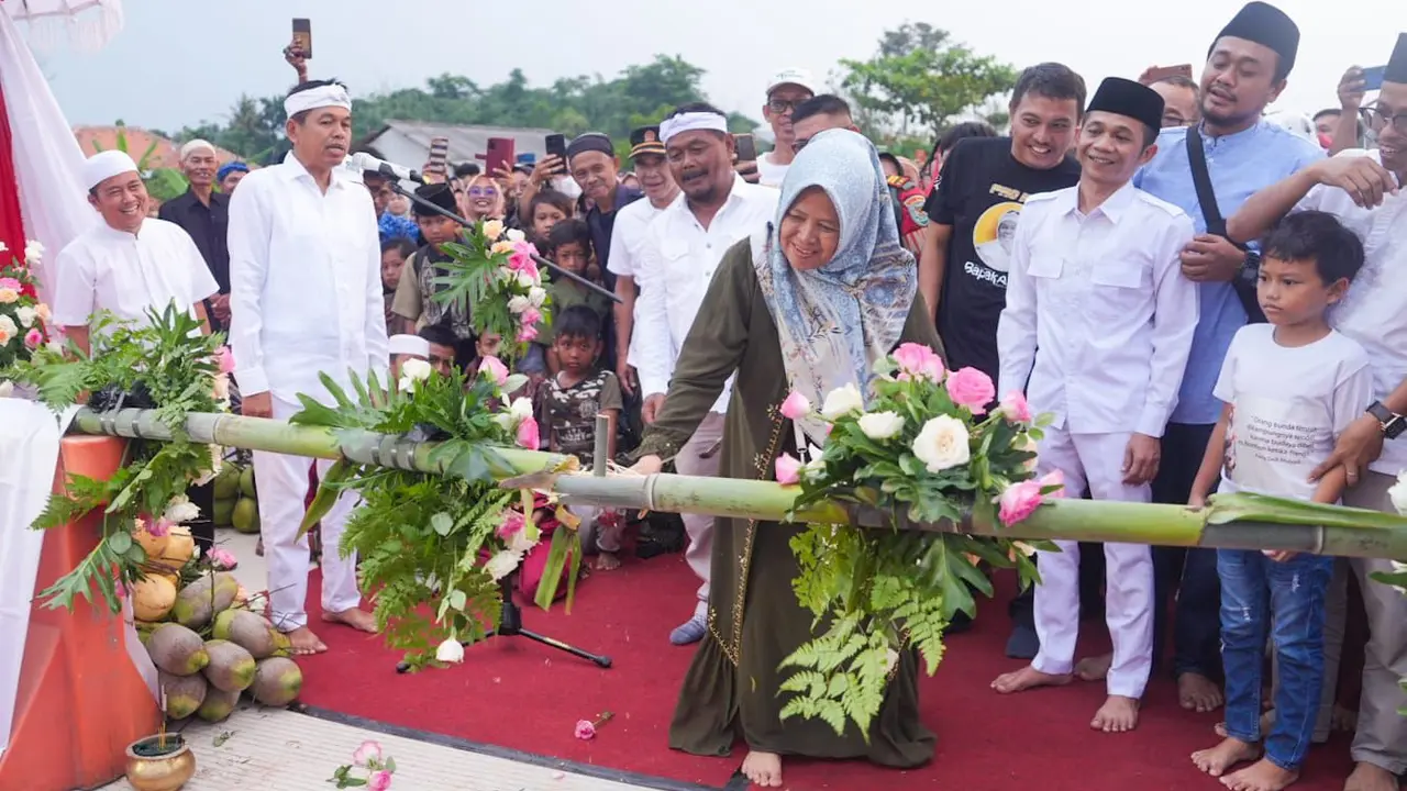 Peresmian jembatan Cihambulu