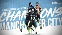 Manchester City juara Premier League 2018-2019. (Bola.com/Dody Iryawan)