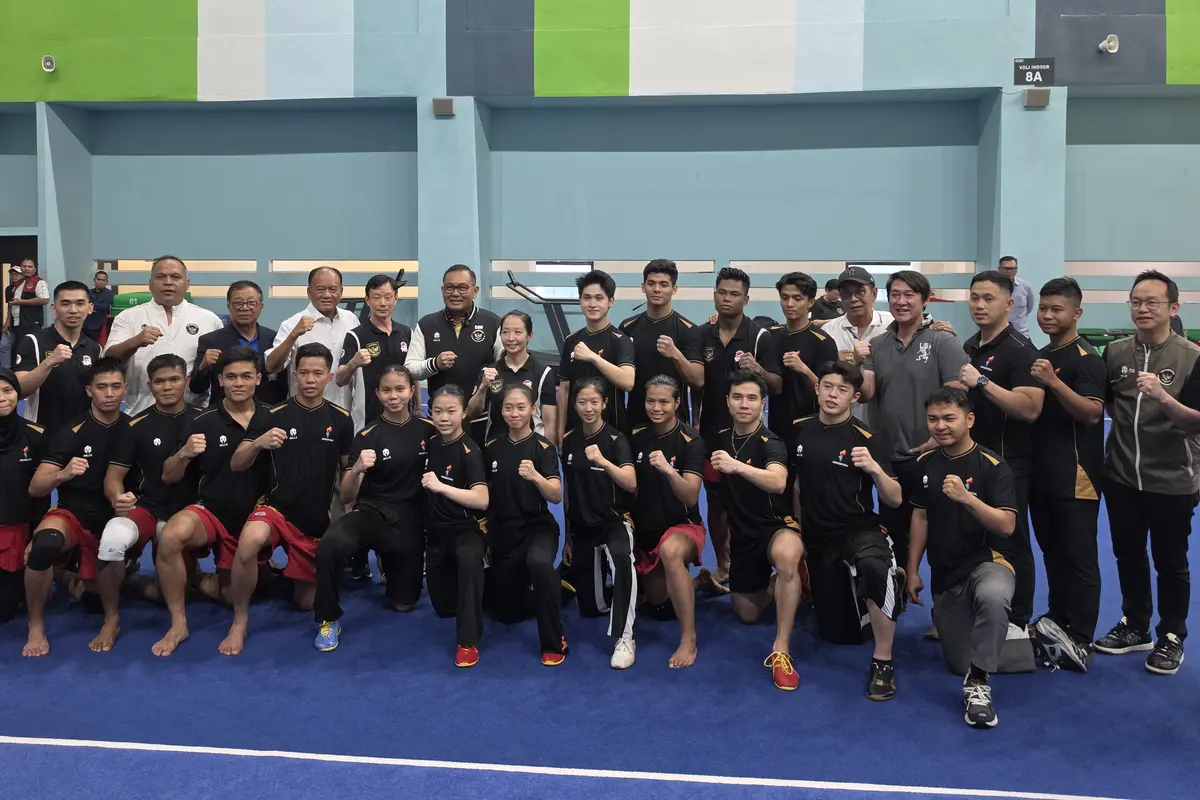 CdM Asian Games 2026 mengunjungi Pelatnas wushu