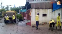 Banjir Ciledug Indah Surut, Dinas PU Dikerahkan Keruk Lumpur