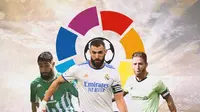 La Liga - Nabil Fekir, Karim Benzema, Iker Muniain (Bola.com/Adreanus Titus)