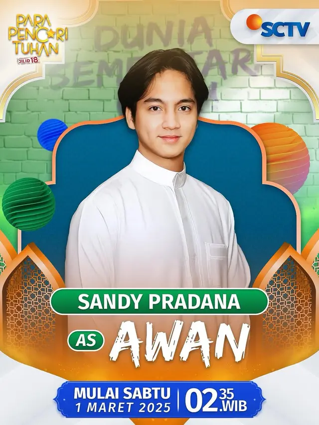 Sandy Pradana dalam sinetron Para Pencari Tuhan Jilid 18. (Foto: Dok. Instagram @sandypradana88)