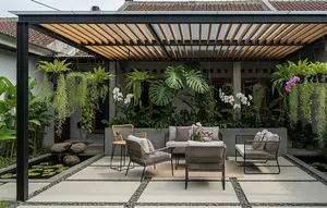 8 Desain Pergola Belakang Rumah agar Terasa Lebih Sejuk, Inspirasi Gaya Minimalis hingga Tropis
