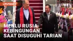 Menlu Rusia Sergey Lavrov Kebingungan Saat Disambut Tarian di Bandara