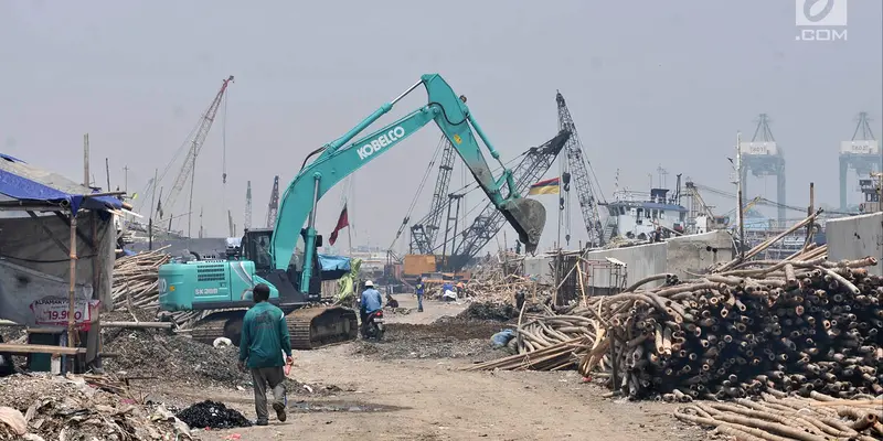 Progres Pembangunan Tanggul Laut Raksasa Jakarta