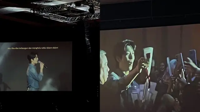 Wi Ha Jun menggelar fanmeeting 'Wi Ha Jun: A Wively Day 2024' di The Kasablanka Hall, Jakarta pada Sabtu (28/09/2024) (Fimela.com/Dok/Rianti Fitri Wulandari)