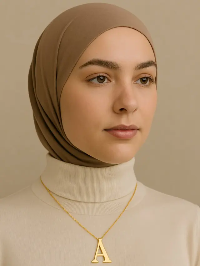 Model Kalung Emas untuk Wanita Berhijab