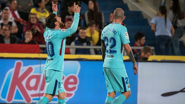 FOTO: Gol Lionel Messi Gagal Antar Barcelona Kalahkan Las Palmas