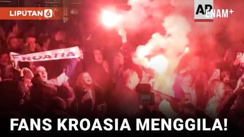 VIDEO: Kroasia Sukses Maju ke Semifinal Piala Dunia, Fans Menggila!