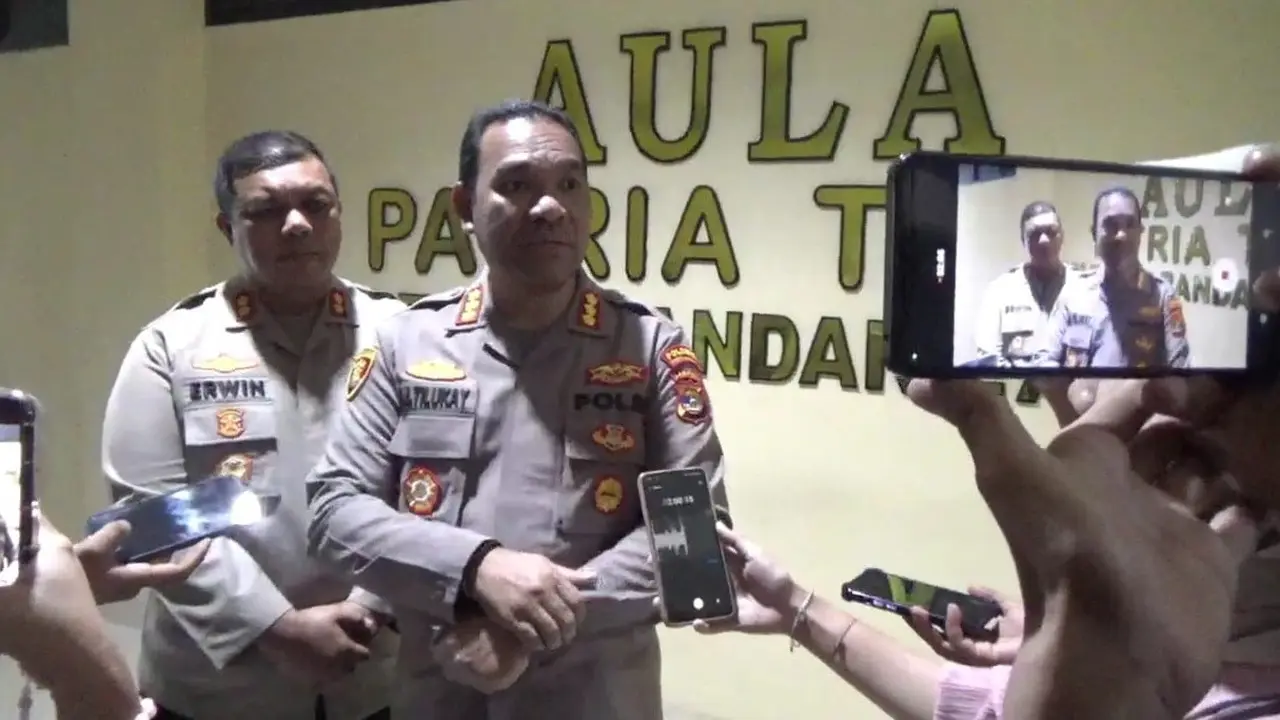 Kapolresta Bandar Lampung, Kombes Pol. Alfret Jacob Tilukay. Foto : (Liputan6.com/Ardi).