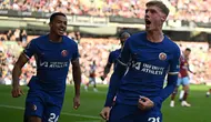 Gelandang serang Chelsea berusia 21 tahun, Cole Palmer menjadi pesepak bola Inggris dengan jumlah gol penalti terbanyak hingga pekan ke-21 Premier League 2023/2024. Hingga kini ia telah mencetak 5 gol dari titik putih dari total 9 gol dan 4 assist dari 18 laga. Dua dari lima gol penaltinya dilesakkan ke gawang dua tim besar, yaitu saat bermain imbang 2-2 dengan Arsenal pada pekan ke-9 (21/10/2023) dan saat menahan Manchester City 4-4 pada pekan ke-12 (12/11/2023). (AFP/Oli Scarff)