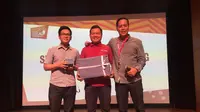 CROWDE memenangkan penghargaan SVC Asia 2017. (Liputan6.com/M Sufyan Abdurrahman)