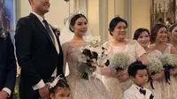 Poto pernikahan Richard Muljadi tersebar di media sosial. (Merdeka.com)
