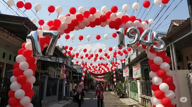 25 Ide Dekorasi 17 Agustus dari Barang Bekas yang Murah tapi Meriah dan Mudah Dibuat
