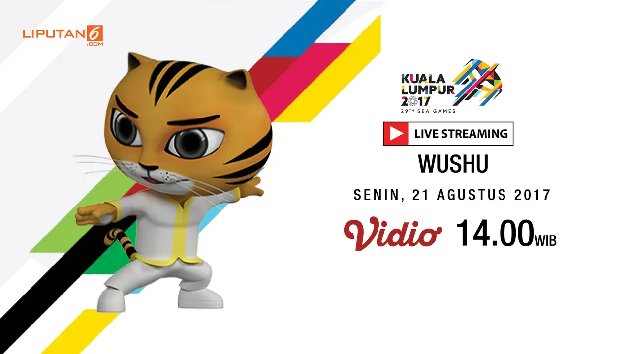 Banner Livestreaming Wushu Sea Games 2017