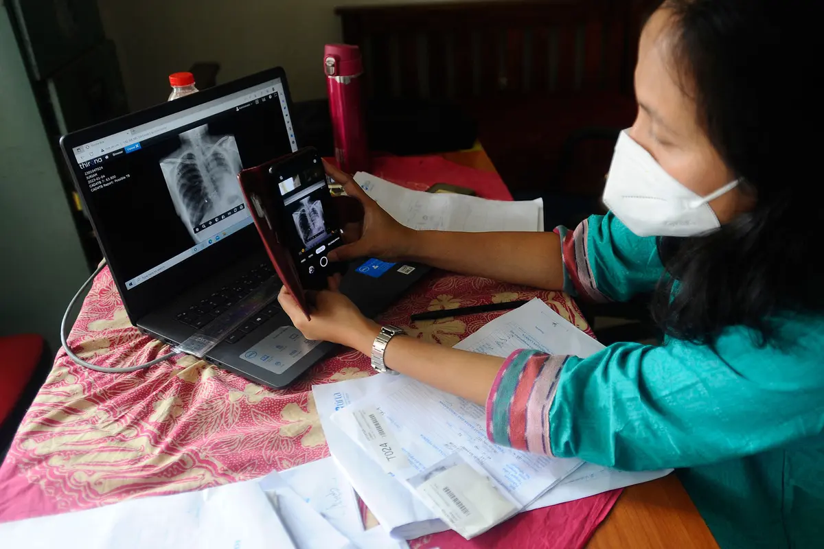 Antusias Warga Mengikuti Skrinning Penyakit TBC