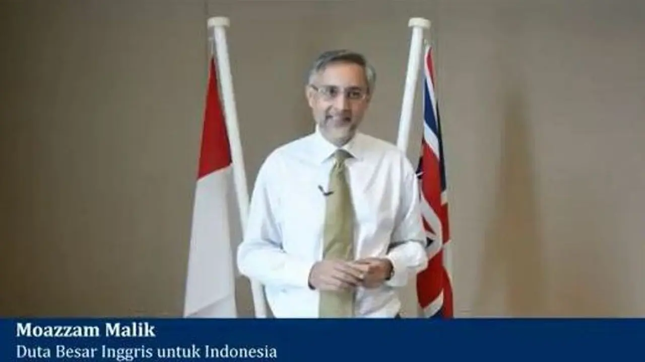Dubes Moazzam Malik menyampaikan ucapan selamat HUT ke-71 RI. (Twitter UK in Indonesia)