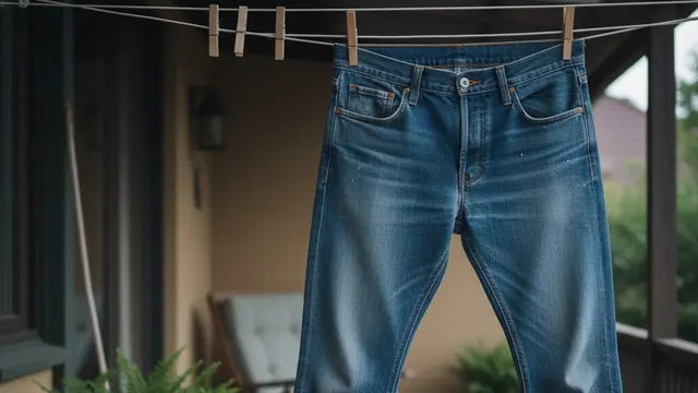 Jangan jemur jeans dibawah terik matahari langsung