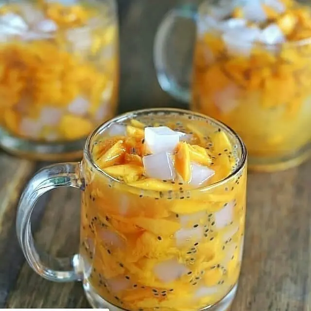 ilustrasi resep camilan berbahan dasar mangga yang manis, asam dan menyegarkan/Instagram: @Echi_Raffani2016