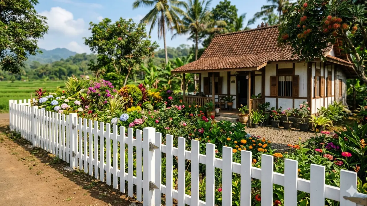 Model Pagar Rumah Kampung yang Terlihat Estetik di Tahun 2026