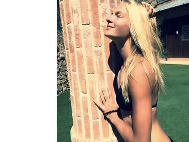 Darya Igorevna Klishina, atlet lompat jauh ini lahir 15 Januari 1991 di Tver, Rusia. (Bola.com/Instagram/Darya)