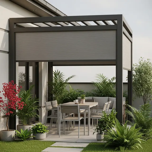 Teras Samping Rumah Kecil yang Bisa Jadi Area Nongkrong Santai (Image by Gemini AI)