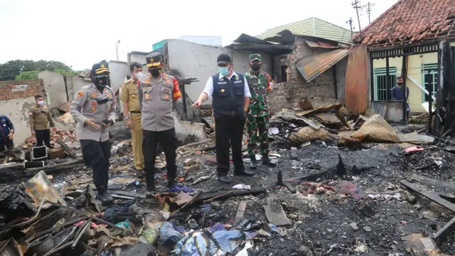 Korban Kebakaran di Palembang Dapat Bantuan Uang Sewa Rumah