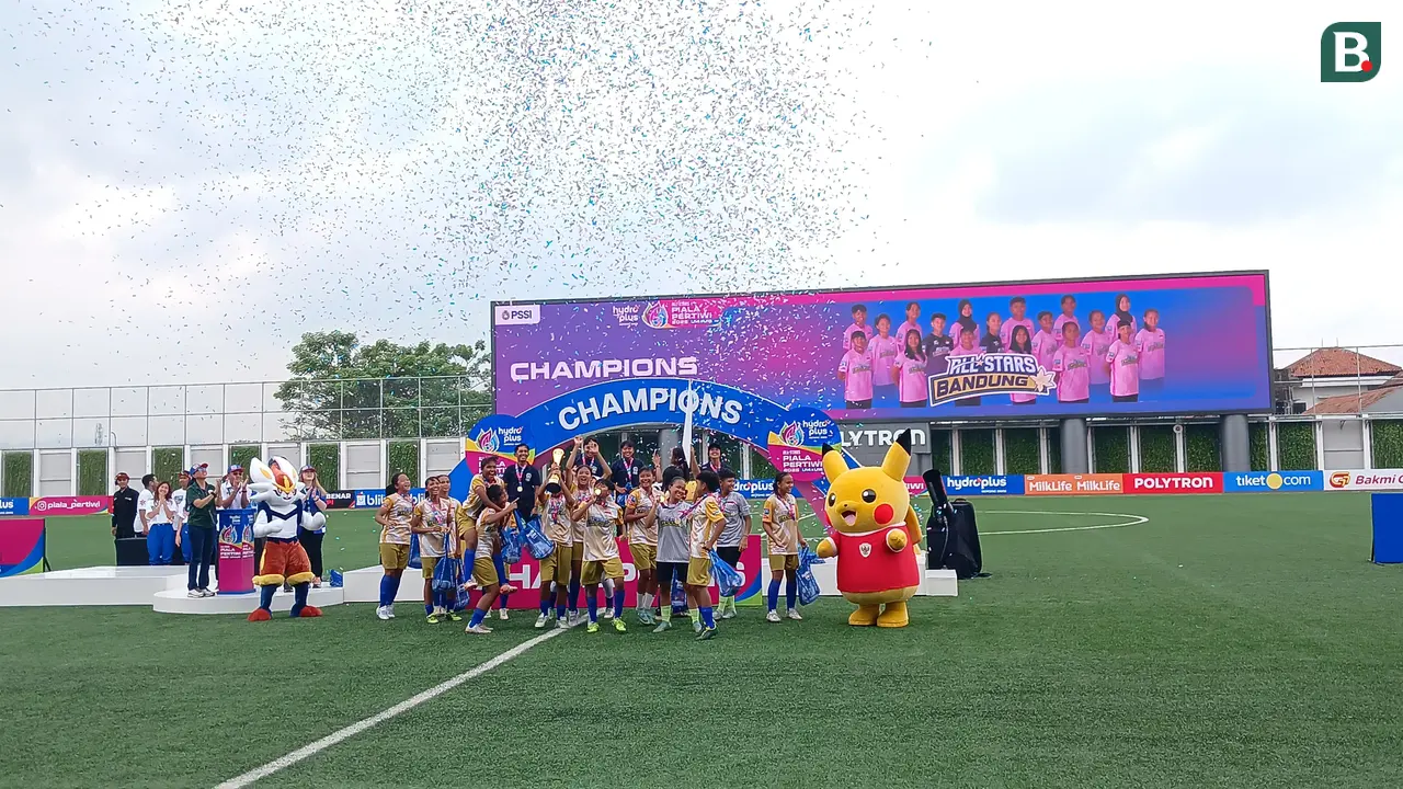 All Stars Bandung menjadi juara Piala Pertiwi All Stars 2025