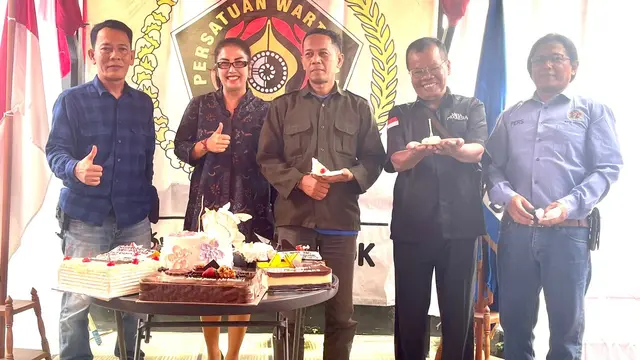 Naila Novaranti di sela-sela acara perayaan HPN 2023 bersama PWI Kota Depok.
