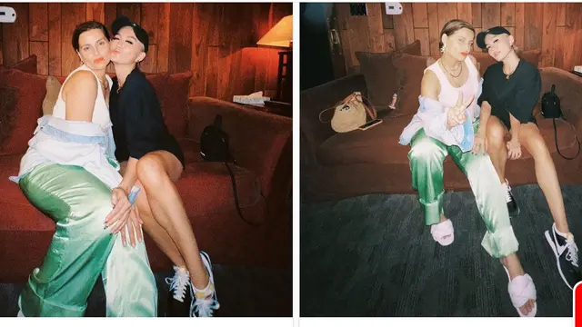 Kebersamaan Agnez Mo dengan Nelly Furtado (Foto: Instagram @agnezmo)